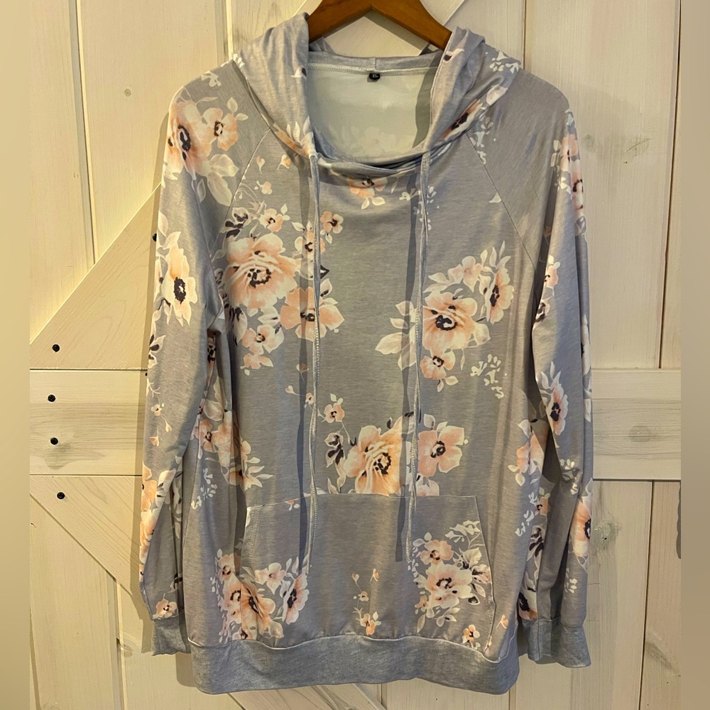Floral hoodie